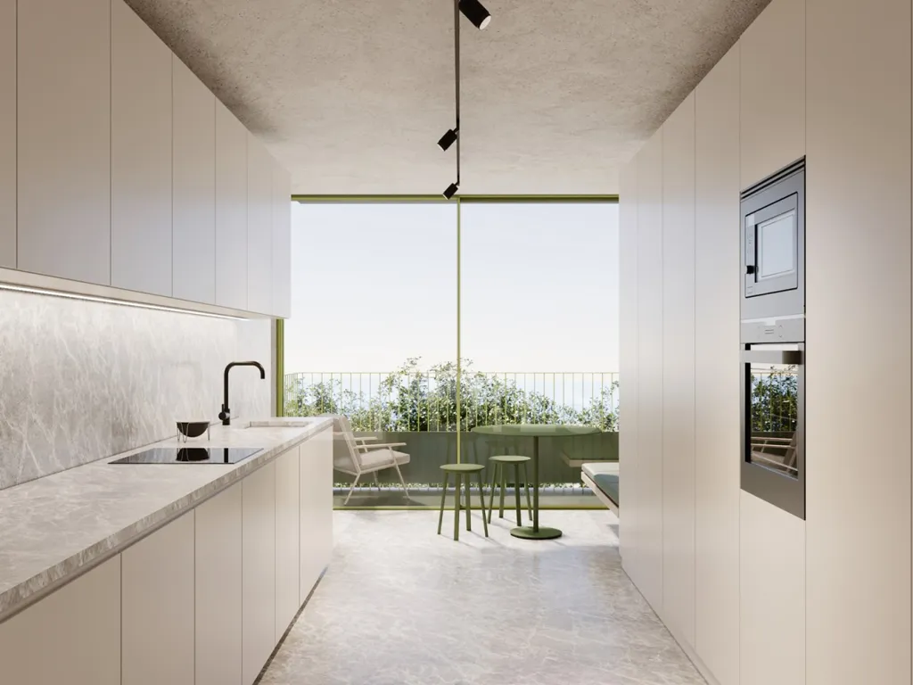 Kitchen - Luxury Duplex Villa in Porto's Hollywood