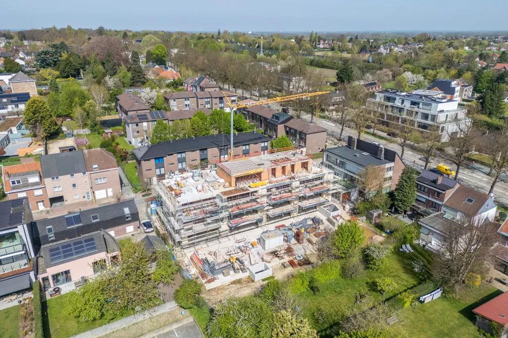 Vista aerea - Eco-Friendly Apartments with Terraces in Meise