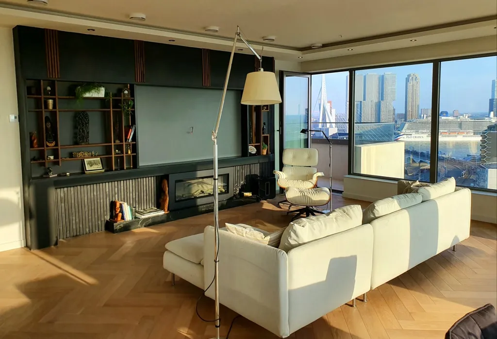 Soggiorno - Luxury Apartment in The CoolTower, Rotterdam
