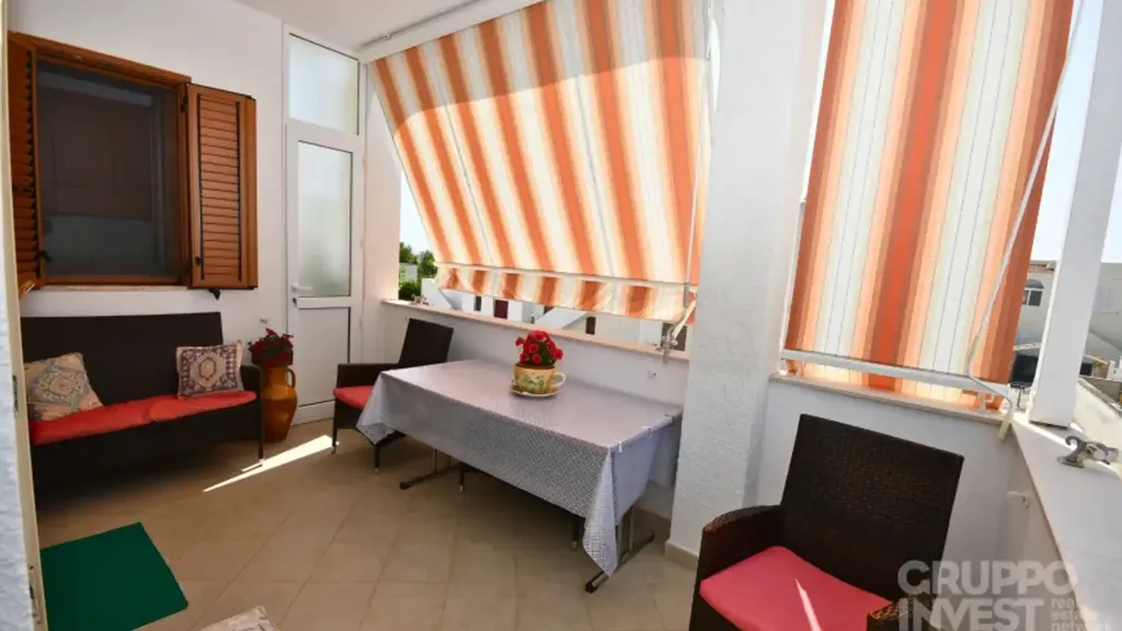 Terrasse - Apartment with Private Garden in Torre Canne
