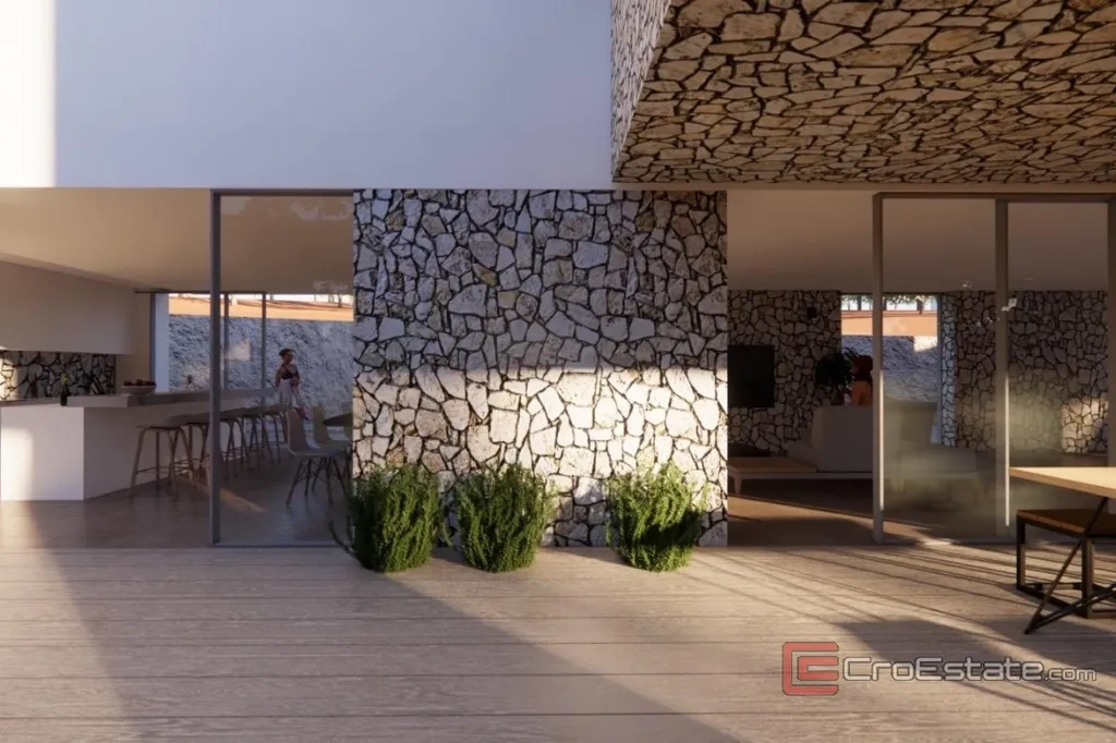 Terrass - Modern Villa with Pool near Vrbnik, Krk