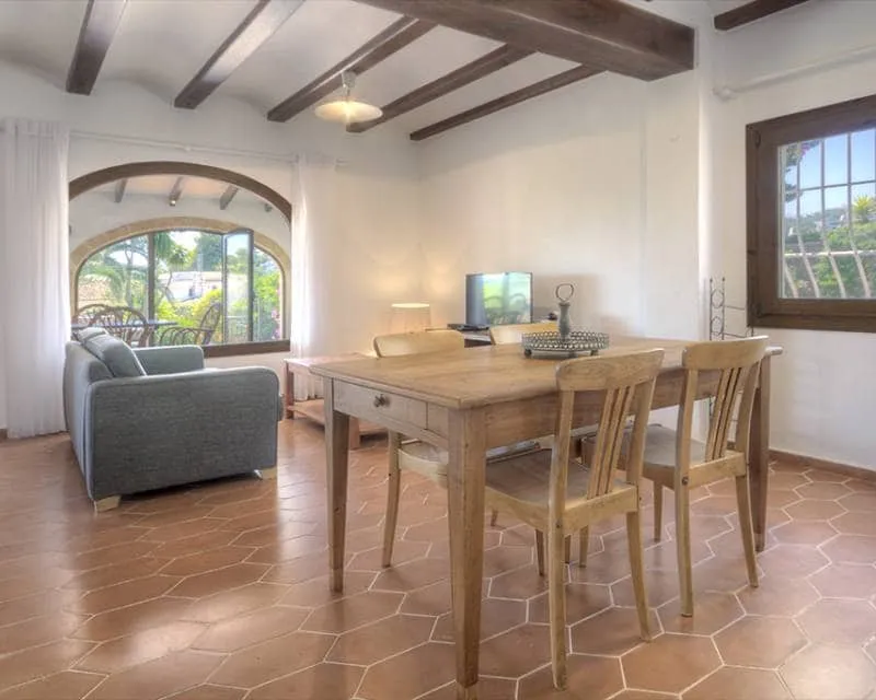 Söögituba - South-Facing Villa with Pool in Tosalet, Javea