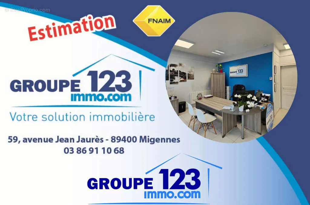 7-toaline maja asukohas Migennes