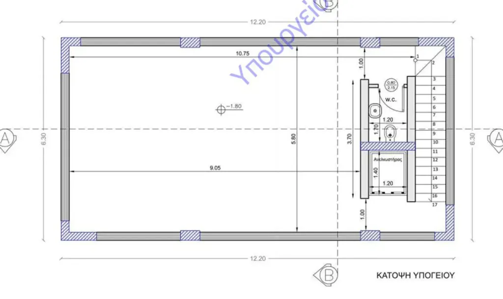 Plan - Modern Villa with Private Pool in Heraklion