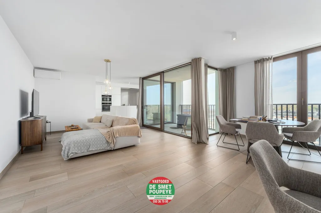 Séjour - Appartement avec Vue Panoramique à Bruges