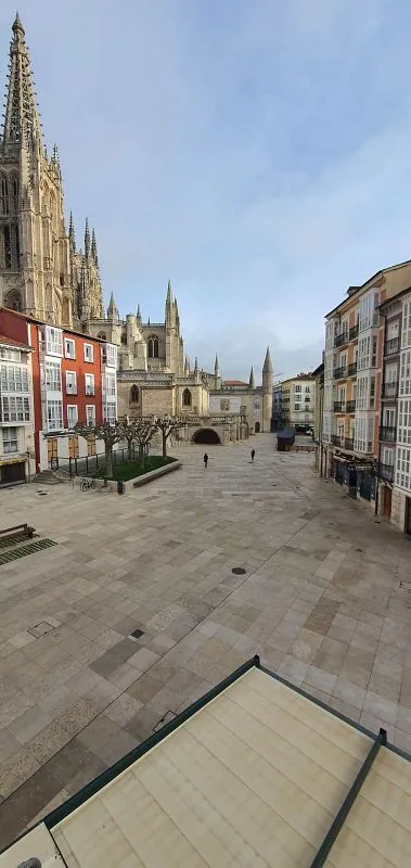 Garden - 1-Bed Apartment with Balcony in Burgos Centre