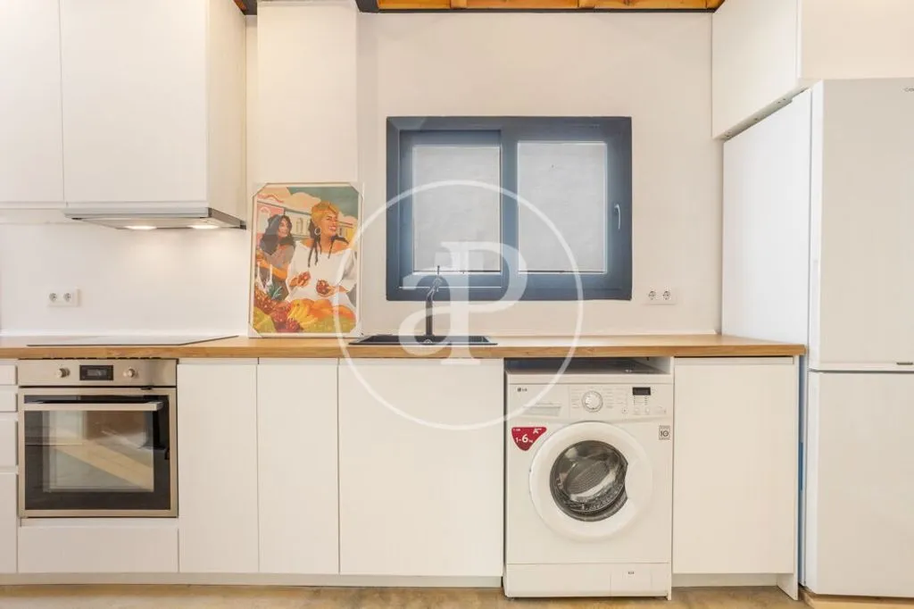 Kitchen - Duplex with Sea View in El Cabanyal-El Canyamelar