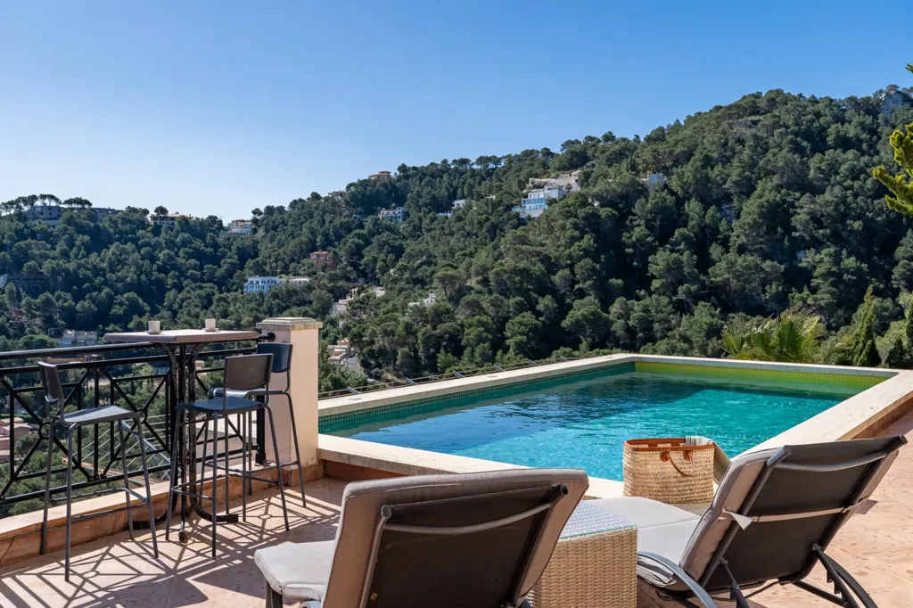 Piscine - Villa with Sea View in Canyamel