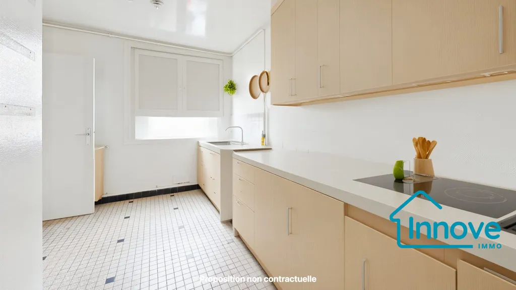 Cucina - 3-Piece Flat with Garden Access in Versailles