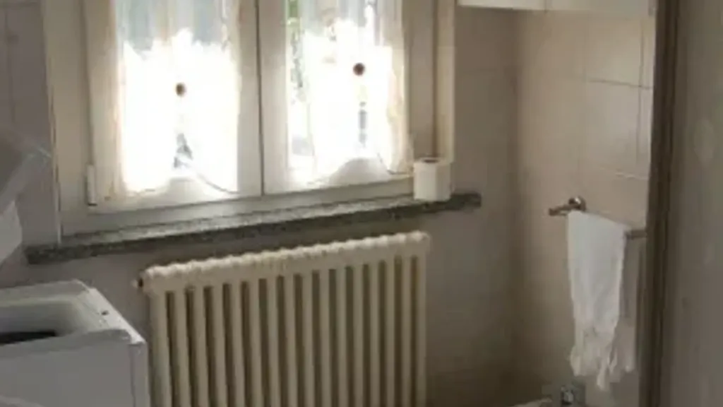 Bathrooms - Armed Two-Bedroom Apartment in Piacenza