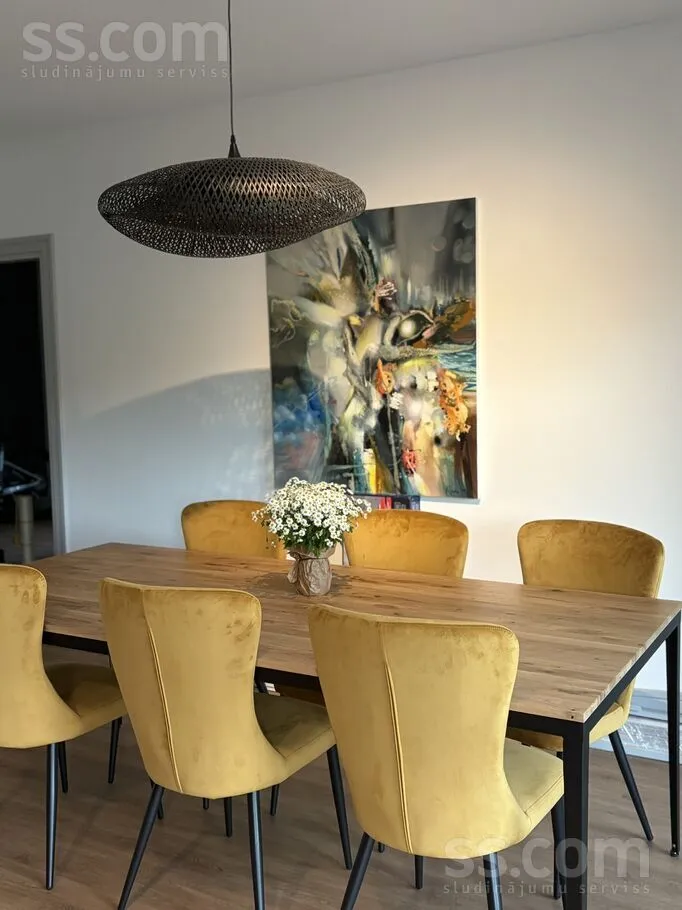 Sala da pranzo - Newly Built House with Terrace in Engures Pagasts