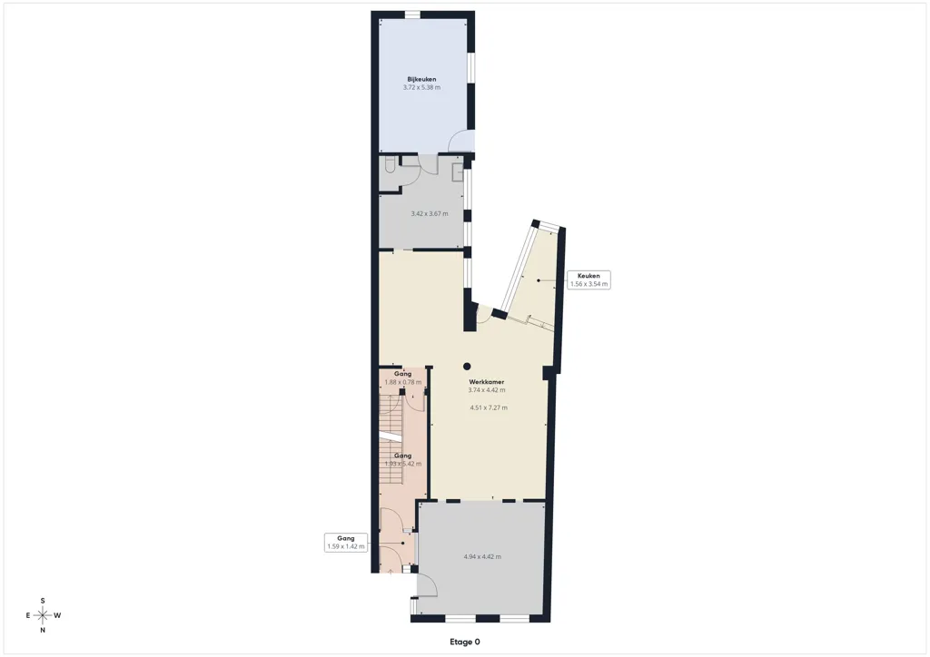 Plaan - Renovated House with Deep Garden in Mol