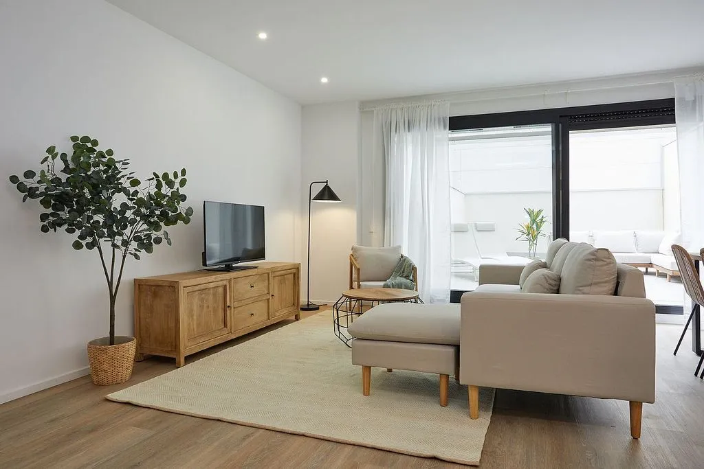 Séjour - Duplex with Terrace in Santa Eulàlia
