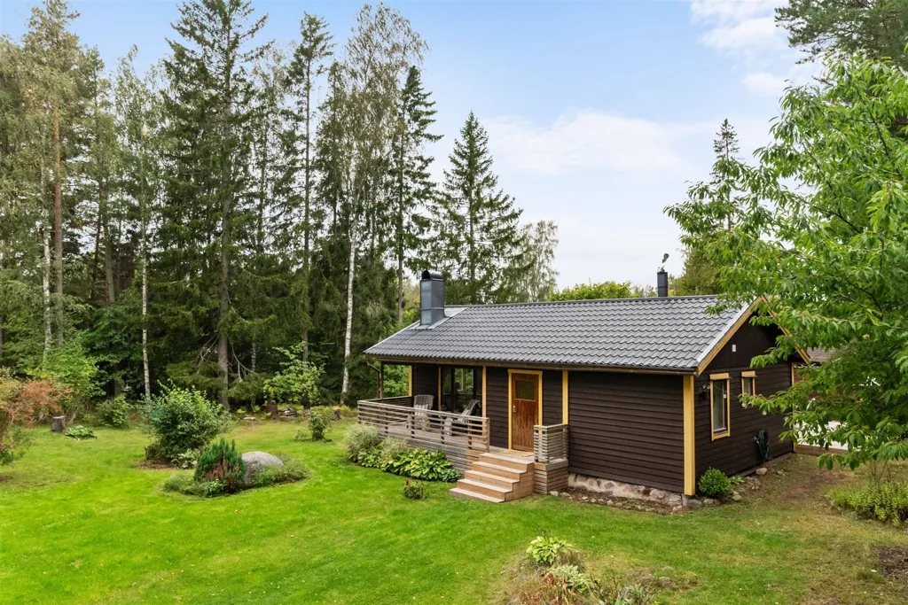 Vue aérienne - Renovated House with Terrace in Västanvik