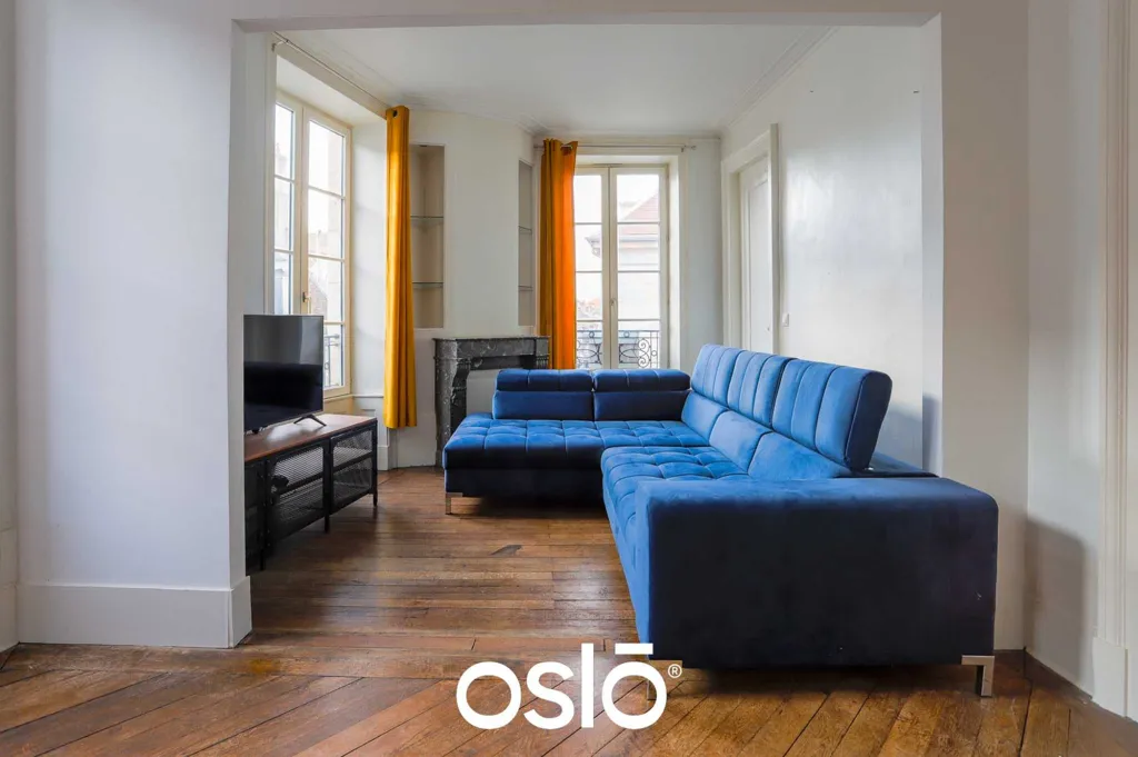 Séjour - Appartement Charmant avec Vue Dégagée à Besançon