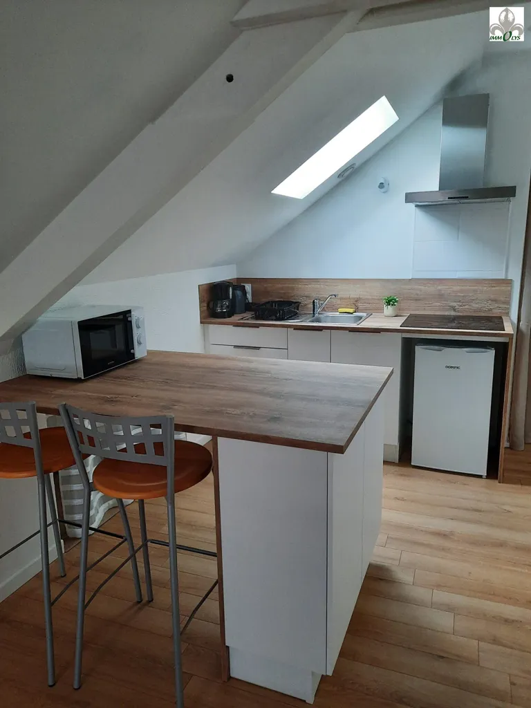 Köök - Renovated Studio with Parking in Beaune