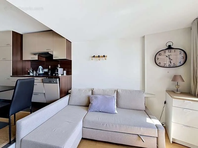 Séjour - Studio au 10ᵉ étage avec Vue Montagne à Avoriaz