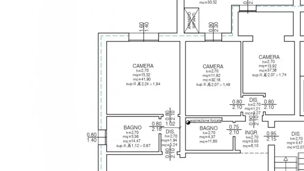 Plan - Modern Apartment with Terrace in Piove di Sacco