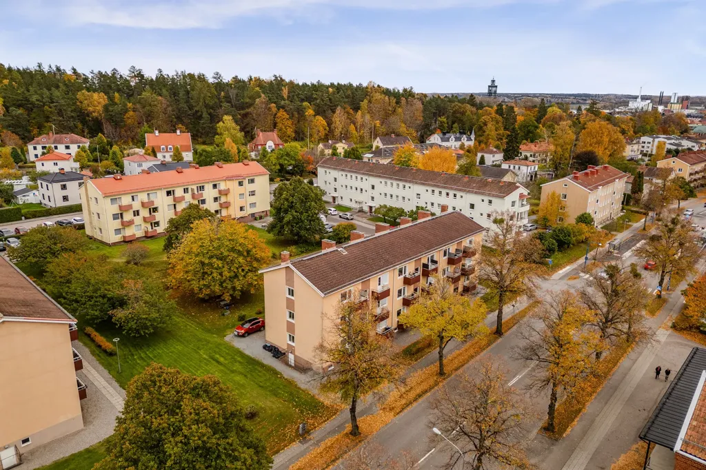 Vista aerea - Apartment with Balcony in Enköping
