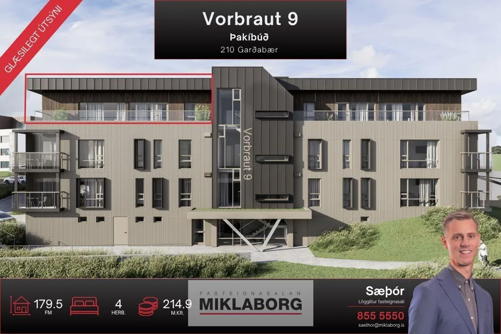 4-toaline korter asukohas Garðabær