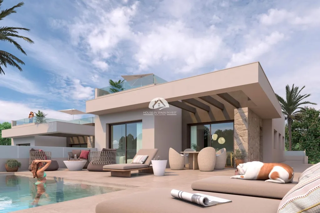 Piscine - Detached Villa with Pool in Rojales
