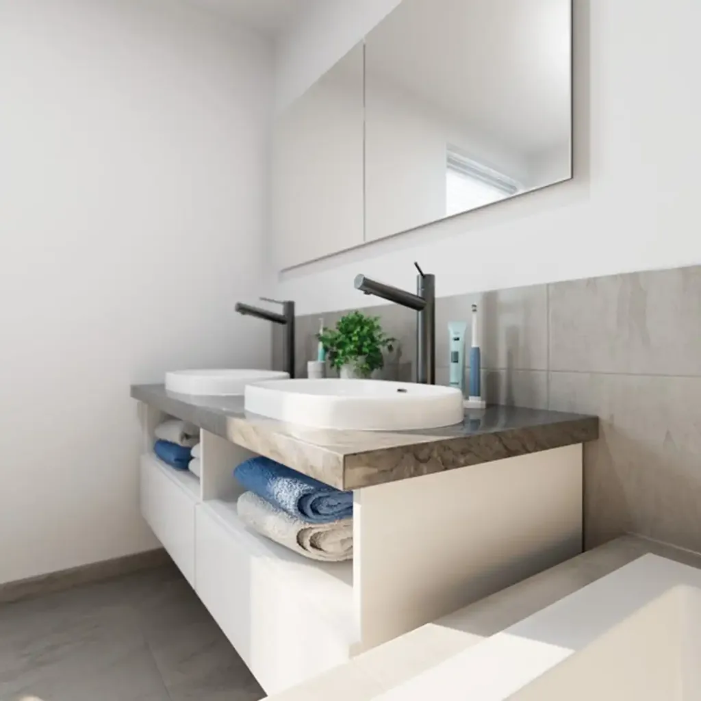 Bagni - Apartment with Terrace in 7-Storey Building