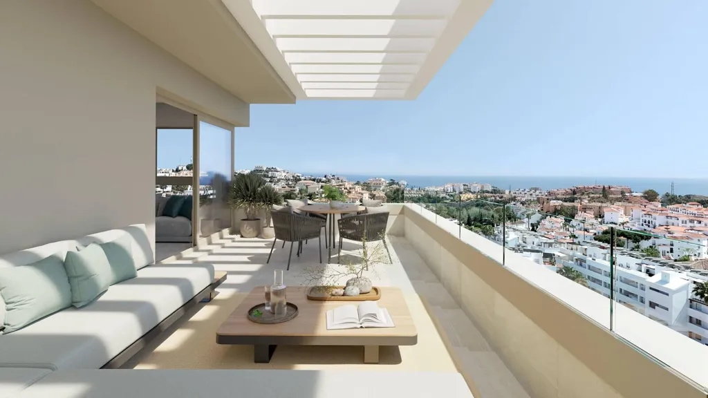 Terrass - 1-Bedroom Apartment with Sea View in Mijas