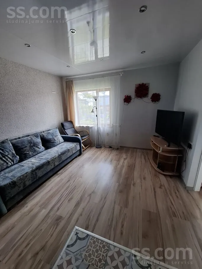 Séjour - Two-Bedroom Apartment with Balcony in Balvi