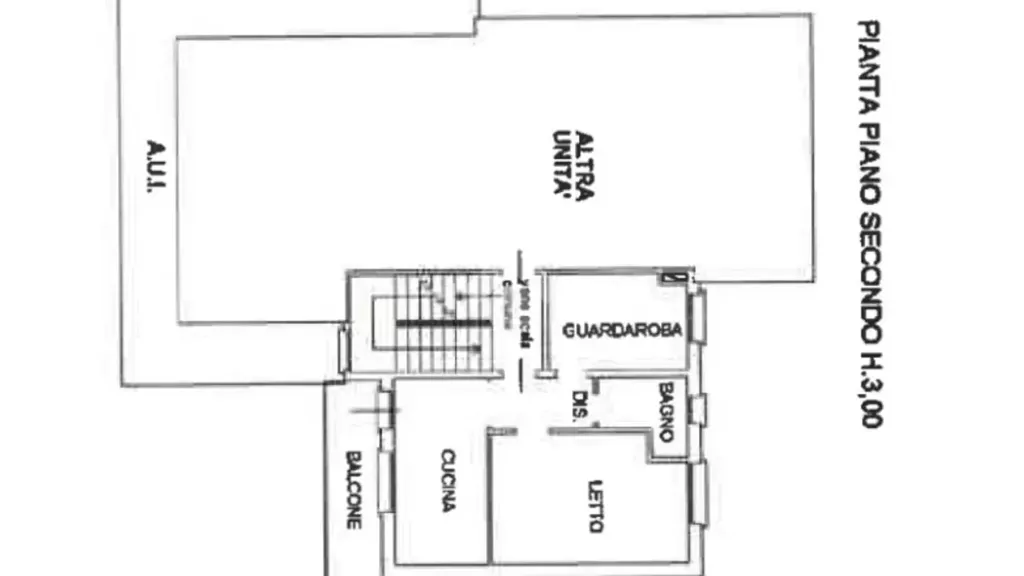 Floor Plan - Trilocale with Sea View in Pinarella