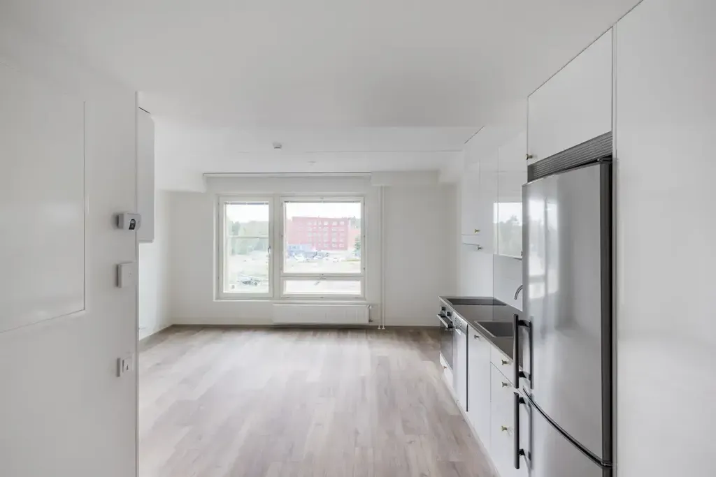 Cucina - Modern Studio with Balcony in Lamminpää, Tampere