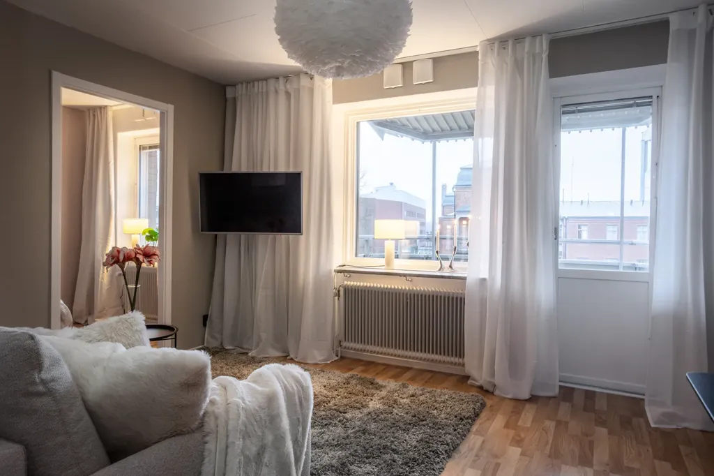 Séjour - Efficient Studio Flat with Balcony in Kvarnberget