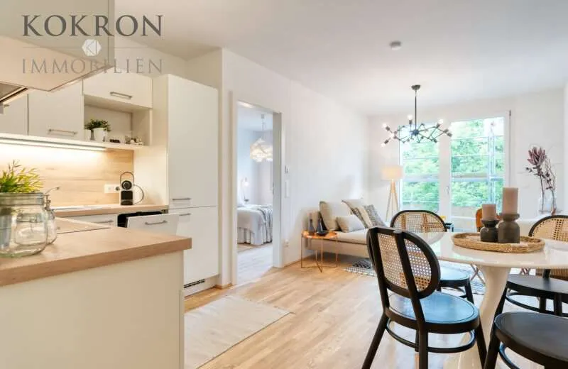 Köök - Modern Apartment with Garden in Floridsdorf