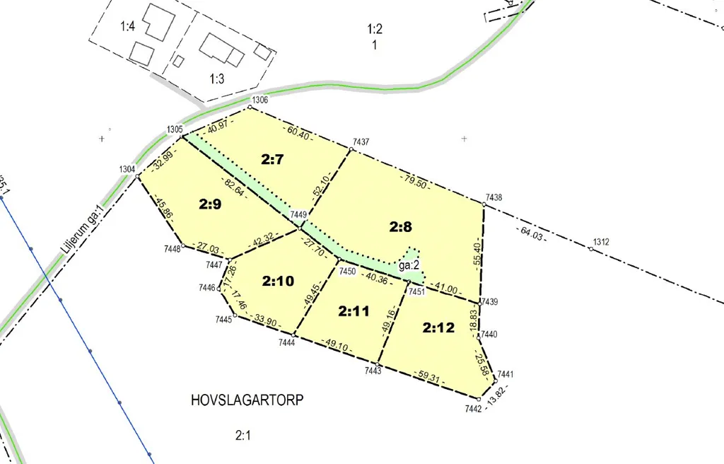 Plaan - Plot for Custom House near Söderköping