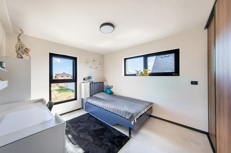 Bedrooms - Architectural House with Vosges View in Bischwihr