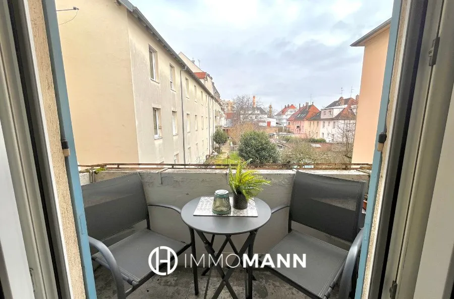 Balcon - Appartement 3P avec 2 Balcons à Romanswiller