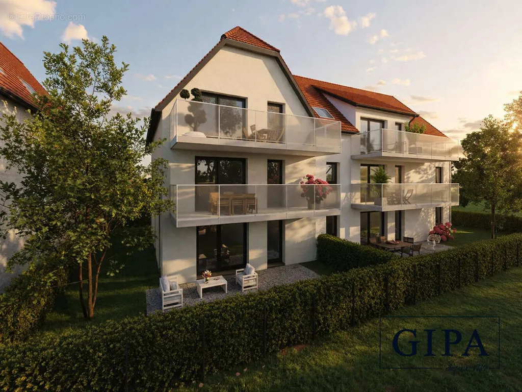Extérieur - Appartement avec Balcon à Oberschaeffolsheim
