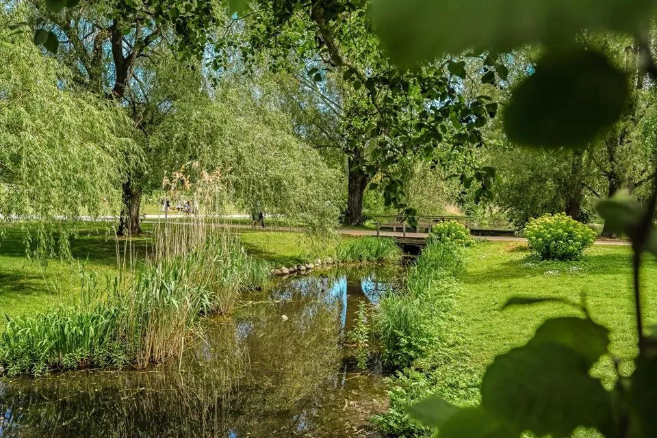 Apartment with Garden View in Rissne