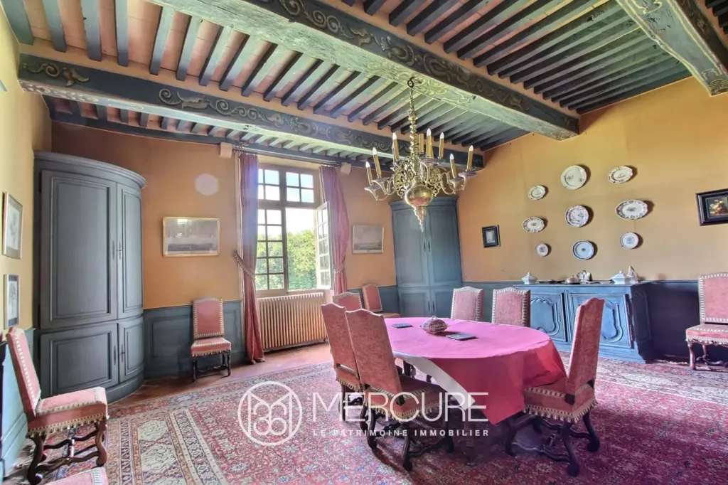 Sala da pranzo - Historic Chartreuse with Courtyard in South Gironde