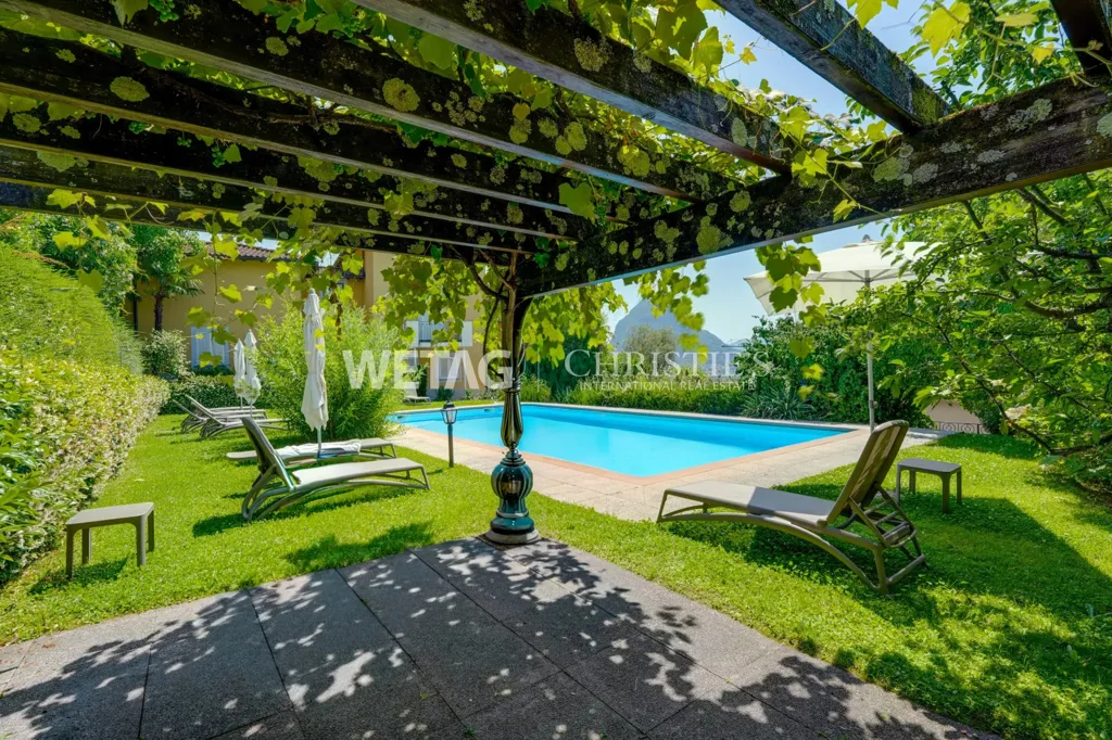 Piscina - Lake View Apartment with Pool in Ruvigliana