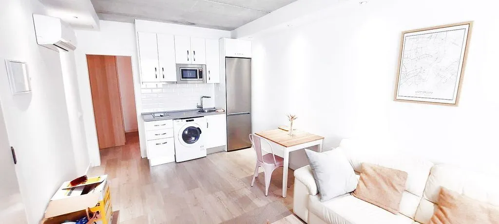 Séjour - Furnished Flat with Air Conditioning in Campanillas