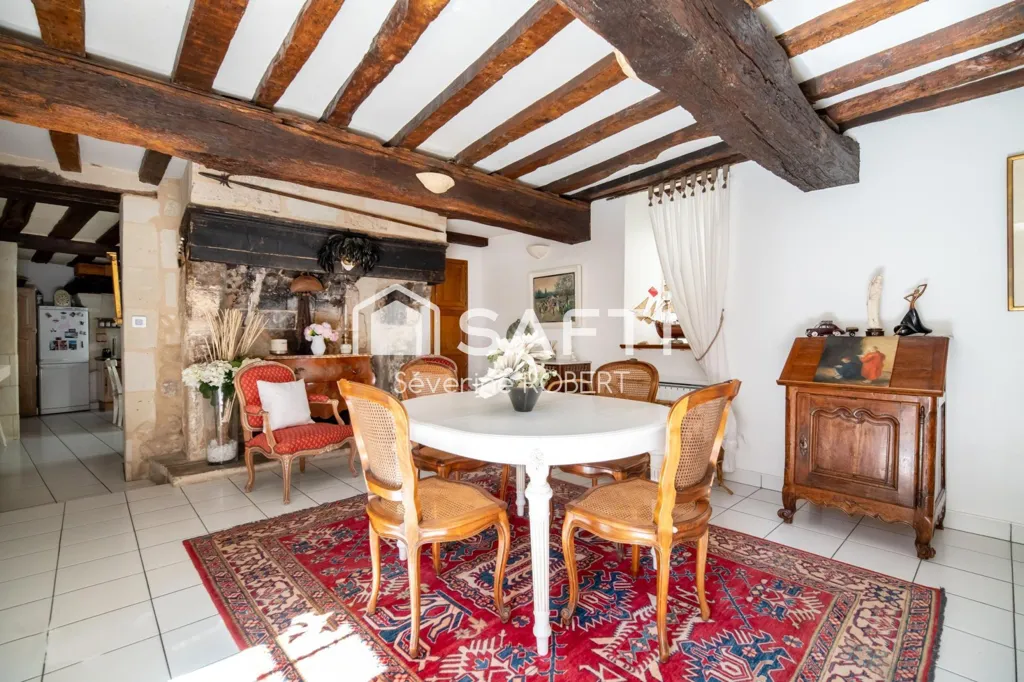 Salle à manger - Maison de Caractère XVIIIe siècle avec Jardin à Loudun