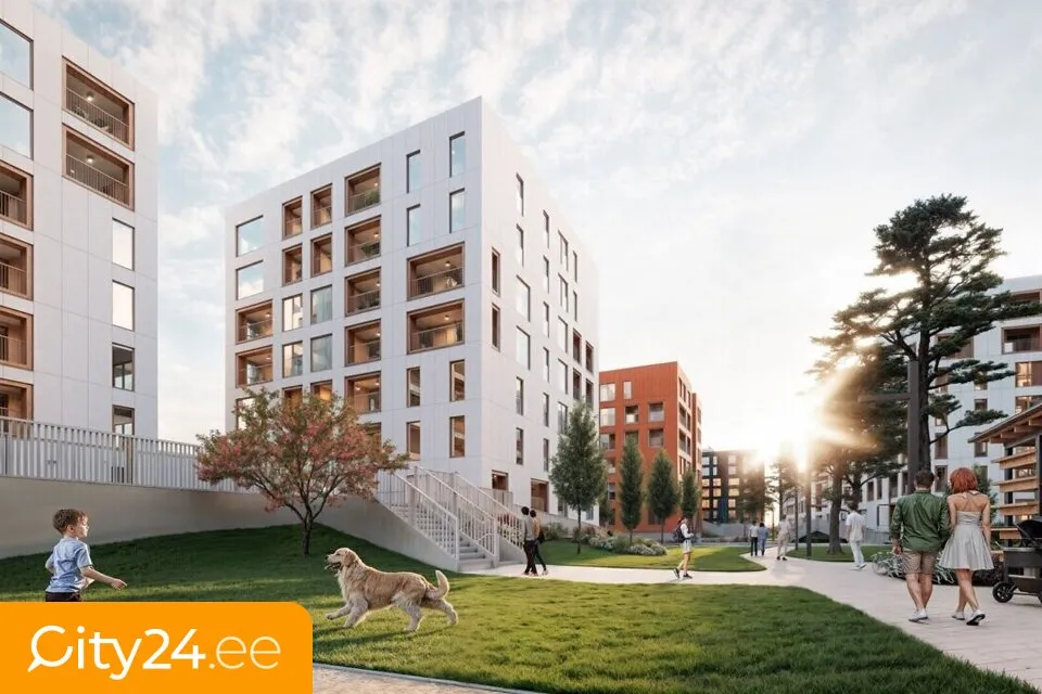 Exterior - Apartment with Sauna and Balcony in Kristiine