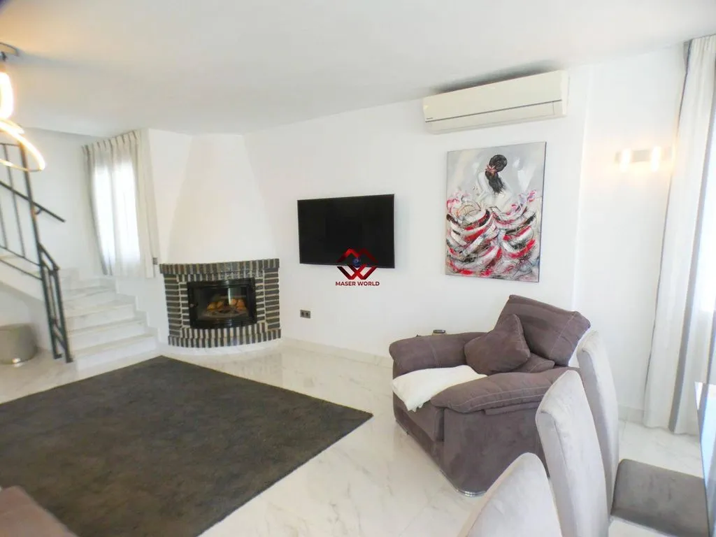 Soggiorno - Modern Chalet with Sea View in Bolnuevo
