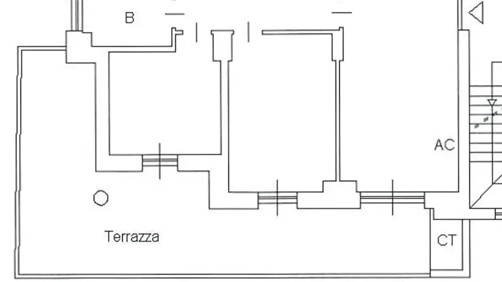 Plaan - Modern Trilocale with Terrazzo in Rome