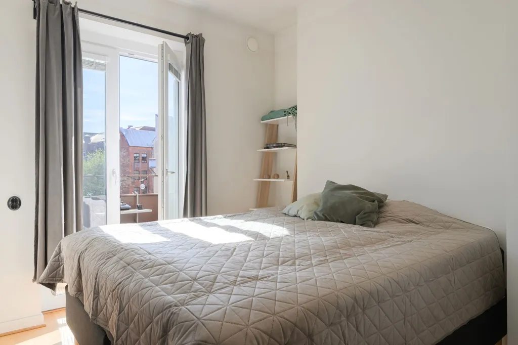 Chambres - Open-Plan Apartment with Balcony in Malmö