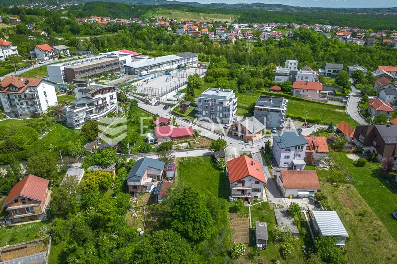Aerial - Building Land with Green Zone in Remete, Zagreb