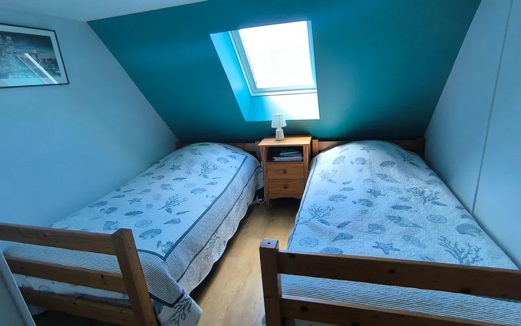 Chambres - Appartement T-3 Meublé avec Balcon à Houlgate
