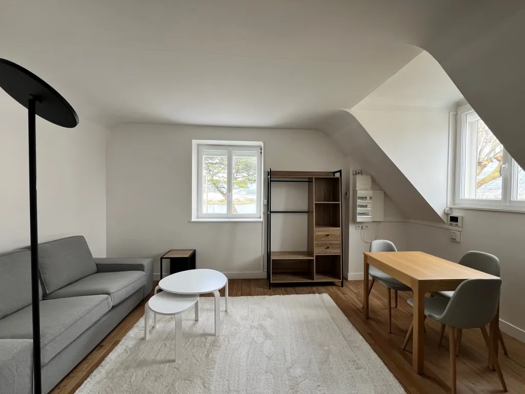Séjour - Appartement Vue Mer au Port de Kernevel à Larmor Plage