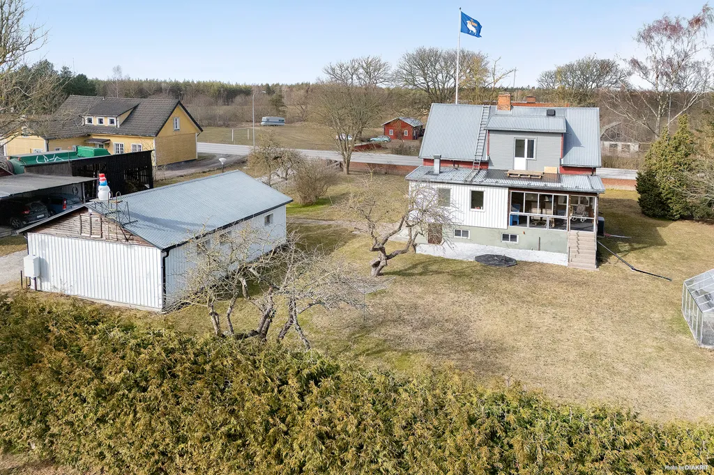 Vista aerea - Charming Cottage with Garden in Gotland