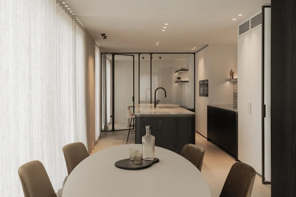 Söögituba - Penthouse with Terraces in Oostkamp
